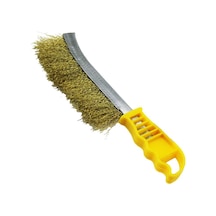Lrd-24 Yan Model Tel Fırça Plastik Saplı 3.5cm Tel, 23cm Sap- 12'li Paket