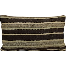 Zehra Abla Halı Yeni El Dokuma Dekoratif Lumbar Kilim Kırlent Yastık Kılıfı 6149