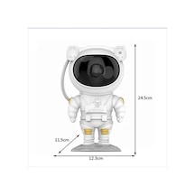 Astronot Galaksi Projeksiyon Lamba Çok Renkli