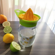Pratik Portakal Limon Narenciye Meyve Suyu Sıkacağı Limonata Ve Portakal Kavanozu Limonluk 1lt Cam Diğer