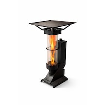 Realx Portatif Mini Camlı Pelet Soba