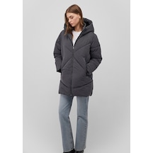 Mavi Kadın Kapşonlu Ceket Antrasit 1110489-80106 Yeşil