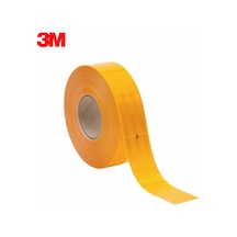 3M Reflektif Şerit 55 MM Sarı Sert Yuzey 1 Mt