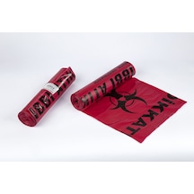 Jumbo Boy Atık Torbası 10 Adet Kırmızı 80 x 110 CM