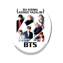 Kişiye Özel Bts Baskılı Bilek Destekli Mouse Pad Mousepad
