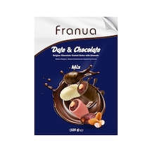 Franua Date & Chocolate Mix Badem Dolgu Kaplı Hurma 125 G - 8 Adet Tarı