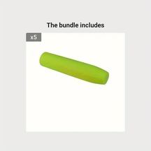 Chuangyinshop Yeşil 5 Adet Manuel Ergonomik Sarımsak Soyucu Ve Ezici Dayanıklı Silikon Mutfak Aleti