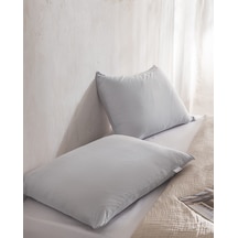 Belle Bambu Pamuklu 2'li Yastık Kılıfı - Gri 8684427301043 Çok Renkli