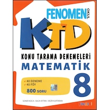 Fenomen 8. Sınıf Matematik Konu Tarama Denemeleri