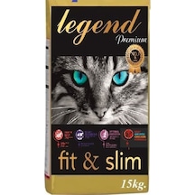 Legend Premium Fit&Slim Gurme Et, Tavuk ve Balıklı Yetişkin Kedi Maması 15 KG