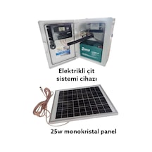Yüzüak Güneş Panelli Çit Cihazı 25.000 MT2 Etkili