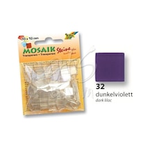 Folia Transparan Mozaik 10X10 Mm 190 Adet Mor 57232