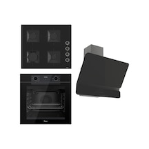 Ferre Fryart Serisi Siyah Ankastre Set SS205 - QEP63CS - D080