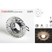 Cata Spot Kasa Gardenya Kristal Led Çerçeve Spot Dahil Değildir(408152138)