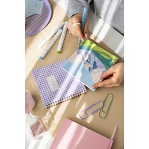 15x16 Spiralli Karton Kapak 2'li Kareli Not Defter Seti - Pötikare 124-Pembe