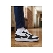 Nike Spor Ayakkabı Günlük Ayakkabı Court Borough Low Rahat Ve Dayanıklı Okul Ayakkabısı /siyahblack/beyaz /siyahblack/beyaz