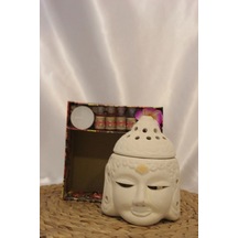 Buhardanlık Buda Set Budha Buhurdanlık Set Seramik