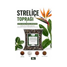 Straliçe Cennet Kuşu Toprağı 5 L Ficus, Schefflera, Aglaonema, Dieffenbachia, Dracaena Ve Büyük Yapraklı Tropikal Bitkiler İçin Premium Hazır Toprak Karışımı Diğer