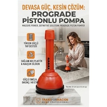 Zenvac Prograde Pistonlu 14x Lavabo Gider Açıcı Pompa 716627 Zenvac29 Renkli