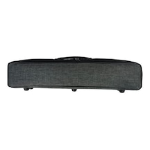 Profesyonel Gigbag Korumalı Gri Keten Kumaş Kemençe Kılıfı