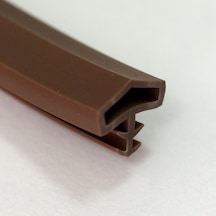 Yumuşak Pvc Kasa Fitili Piramit Orta Tırnaklı Düz Kahve 100 Metre