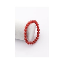 Turuncu Akik Bileklik 8 Mm Çok Renkli