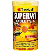 Süpervit Tablets A Yapışan Tablet Balık Yemi 50 Ml 36gr