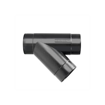 Powertec 70179v 2-1/2-inç Y-bağlantı Toz Toplama Hortum Konektörü, Siyah