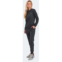 Slazenger OLINDA Kadın Cepli Koyu Gri Eşofman Takımı
