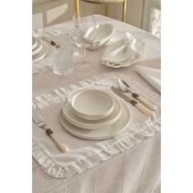 Karaca Home Lalisa 2'li Dertsiz Amerikan Servis 32x45 Cm Beyaz