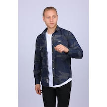 Tousus Slim Fit Western Kot Erkek Gömlek Slm-2026-tss Lacivert