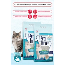 Proline Marsilya Sabunu Kokulu Kedi Kumu 2x10 L 2 Adet 10 L