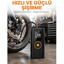Taşınabilir Dijital Lastik Şişirme Cihazı Güvenli Ve Pratik Kullanım Yeni Nesil - Lisinya