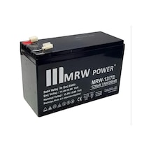 Mervesan 12volt 7amper Akü Siyah