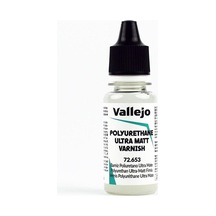 18 Ml. Ultra Matt Polyurethane Varnish Game Color Serisi Maket Boyası, Vallejo 72653 Standart