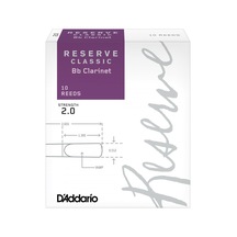 D'addario Dct1020 Reserve Classic Bb Klarnet Kamışı No: 2.0 Orta Seviye/eğitim - 10'lu Paket Geleneksel Fransız Kesim Ve Dengeli Tepki