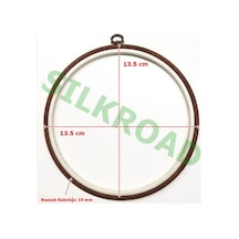 Nurge No:2 Yuvarlak Plastik Pano Kasnağı - 13.5cm - 10mm NO:2