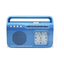 Kemai Md-502Bt Analog Saatli Fm Radyo Bluetooth Hoparlör Usb Tf