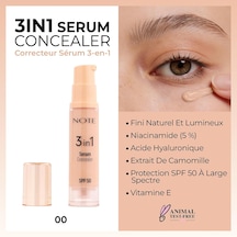 Cosmetics 3 İn 1 Serum Concealer Spf 50 00 Light Nemlendirici Ve Aydınlatıcı Göz Altı Kapatıcısı Diğer