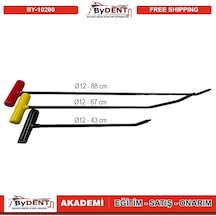 Pdr Boyasız Göçük Düzeltme Çubuğu T Sap Değişken Uç 3 Lü Set