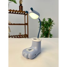 Favora Kedi Patili Masa Üstü Çocuk Lambası - Mavi