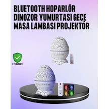Buğz Dinozor Yumurtası Galaksi Projektör Gece Lambası 4'ü 1 Arada Bluetooth Hoparlörlü Diğer