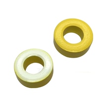Ferrit Toroid Ring - Demir Nüve Bobin - 27X15X11Mm - Sarı Beyaz