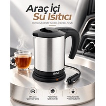 Lb Uzun Yol Ve Seyahatlerde Kullanıma Uygun 12v Araç Çakmak Girişli Taşınabilir Su Isıtıcı