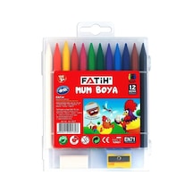 Fatih Mum Pastel Boya Polymer Crayons 12 Renk 50130/f Çok Renkli
