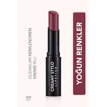 Flormar Yarı Parlak Stick Ruj- Creamy Stylo Lipstick -009 Grape- 8682536013697