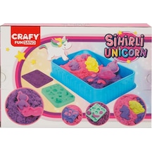 Crafy Oyun Kum Seti Unicorn Pembe Mor 2x125 Crafy Oyun Kum Seti Unicorn Pembe Mor 2x125