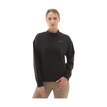 688152-01 Puma Her Relaxed Crew Fl Kadın Sweatshirt Siyah 688152-01 SiYAH