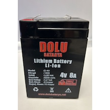4 Volt 8 Amper Lithium Akü