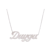Gümüş Kişiye Özel İsimli Bayan Kolye Pnd99164002 Gümüş